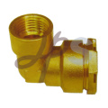 Brass PE straight type pipe coupling